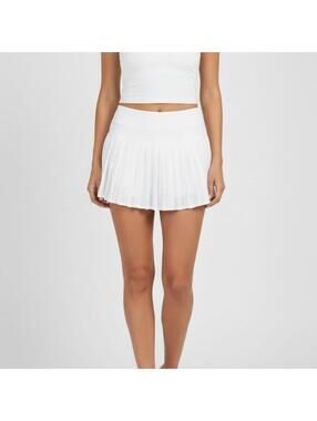 GOLDSIGN Women's White and Blue Skirt